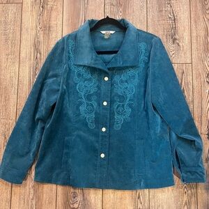 Alia size 12 Elegant Blue Women's Jacket